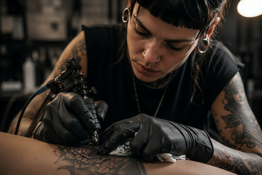 Tattoo Artist Porn GIF #92