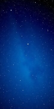 Cosmic canvas with twinkling stars against a deep blue background, evoking feelings of vastness and wonder, dark, universe