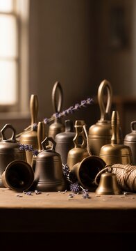 Whispers of Brass and Lavender: A Symphony of Bells