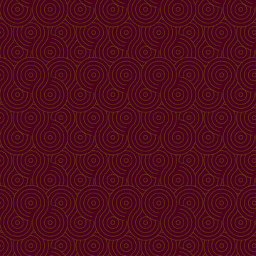 Seamless geometric pattern based on traditional Islamic art in burgundy color.