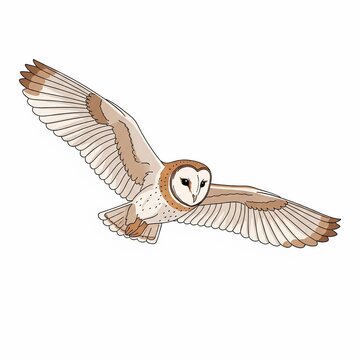 Whispers of Dawn: Barn Owl's Silent Ascent