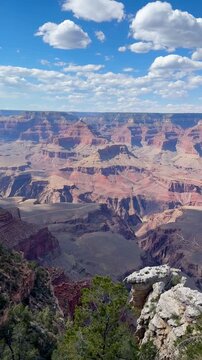 Aerial top view of Grand Canyon, Arizona, USA