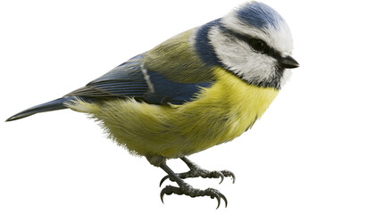 Blue tit bird with yellow breast and blue wings © Thaddeus