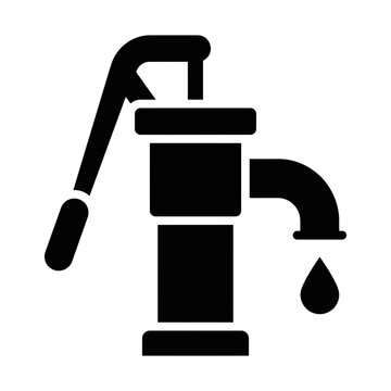 water pump glyph icon