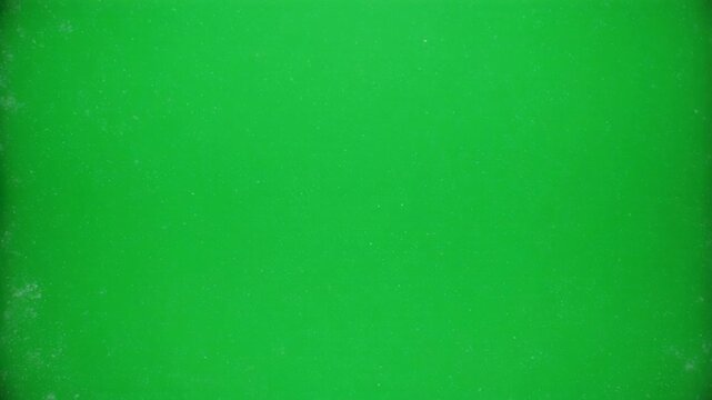 Six green screen panels in a cinematic grid layout with subtle dust particles during a gentle zoom effect for compositing