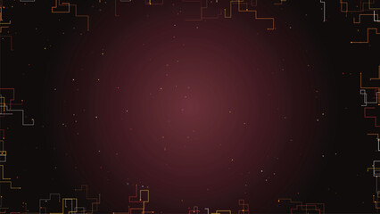 Dark cosmic space background with subtle pink nebula and stars. © VectaFusion