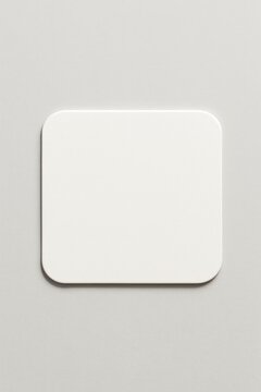 Minimal square blank card