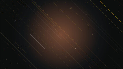 Star trails and glowing nebula in deep space with dark background. © VectaFusion