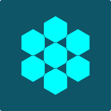 Tessellation Icon &ndash; Hexagon Honeycomb Tiling Pattern