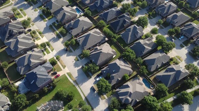 Structured suburban street grids frame tidy residential roofing systems across established in West Frisco. Aerial perspectives reveal property boundaries throughout Dallas Fort Worth metroplex