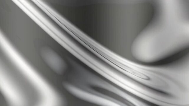 Silver metallic background with light reflection, perfect for modern and sleek designs, tech or industrial concepts, luxury branding, and premium products.