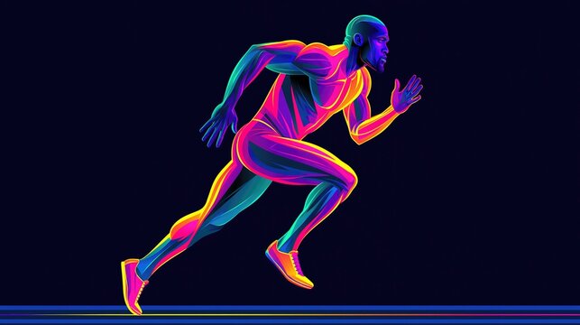 Speed and Determination in Athletic Performance