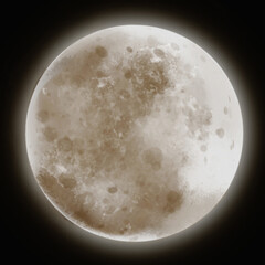 full moon in the night © moriano
