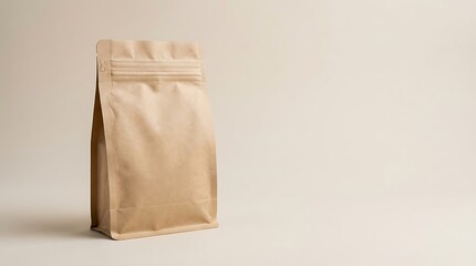 Fototapeta premium Blank White Paper Shopping Bag Isolated on White Background for Retail Packaging, Gift, Food Takeaway, and Recyclable Product Mockup