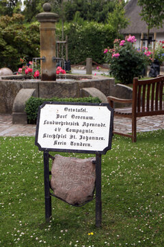 ortstafel in oevenum