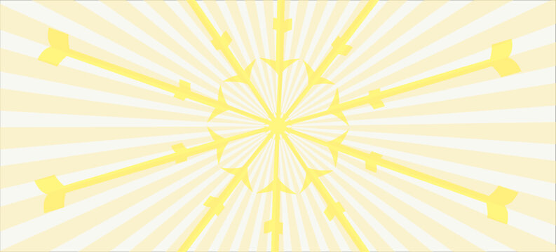 Yellow comic book background. Modern creative pop art orange halftone style background