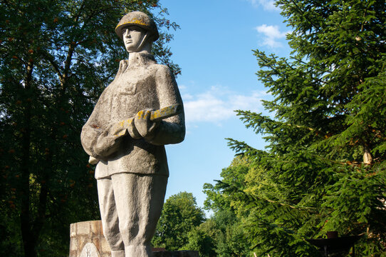 Soldier Monument. Węgorzyno, Poland.
