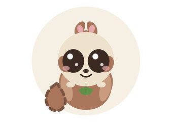 Obraz premium sugar_glider_mascot_logo_ai_generation