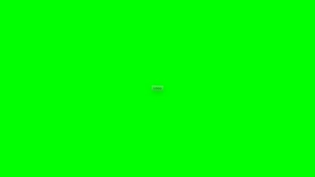 Logo Animation Reveal on Green Screen for Video Production and Brand Identity Use