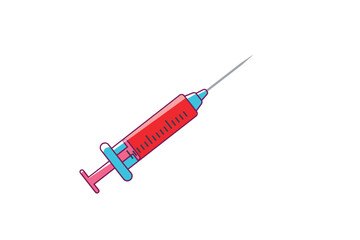 Fototapeta premium Syringe Vector Illustration