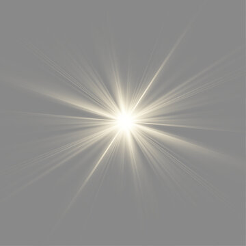 Radiant sunlight with lens flare details. Golden glow overlay saved as PNG. Smooth light leaks for creative graphic compositions.