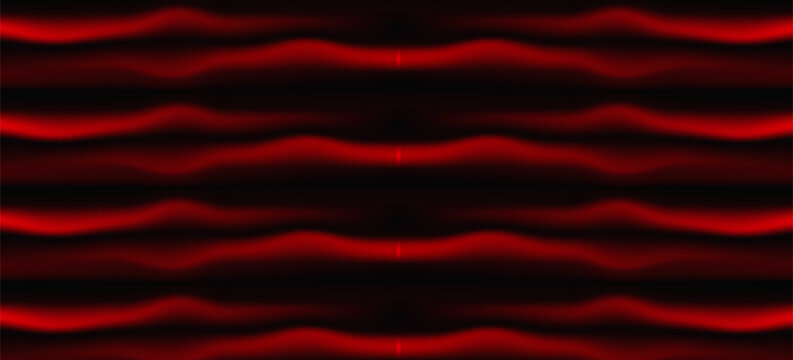 Background red black with trendy gradient black Glare from lenses, overlay texture. Vector banner with dust and smooth color transition.