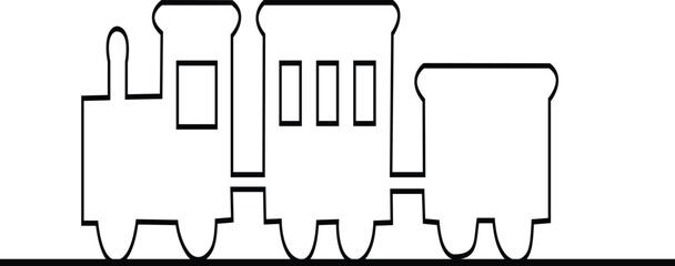 Black train icon in flat and line style railway locomotive and freight transport silhouette featuring passenger and cargo rail graphic minimal monochrome vector illustration pack © Muhammad