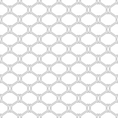 Fototapeta premium Seamless dog bone lattice pattern on a black background. Fun pet themed repeating design for pet stores, packaging, wallpaper, textiles and pet accessories.