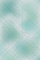 Abstract geometric network pattern with connected nodes