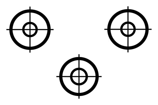 Screen Printing Registration Mark Alignment Vector Illustration