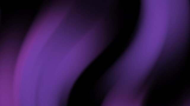 Purple waves move gracefully through a dark atmosphere to create a mysterious visual effect.