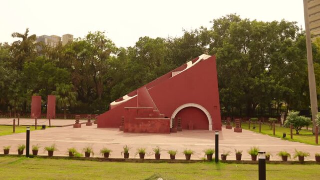 new angles of delhi's popular astromical monument "jantar mantar".
