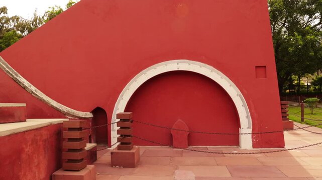 new angles of delhi's popular astromical monument "jantar mantar".
