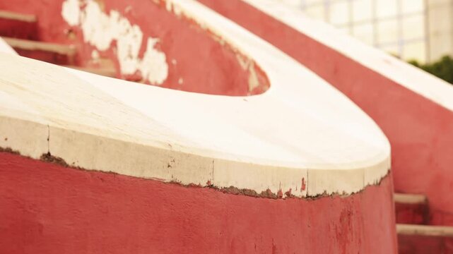 new angles of delhi's popular astromical monument "jantar mantar".