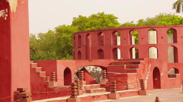new angles of delhi's popular astromical monument "jantar mantar".
