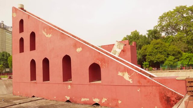 new angles of delhi's popular astromical monument "jantar mantar".