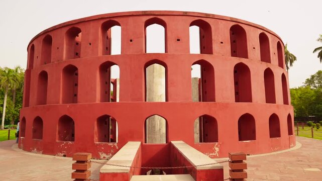 new angles of delhi's popular astromical monument "jantar mantar".