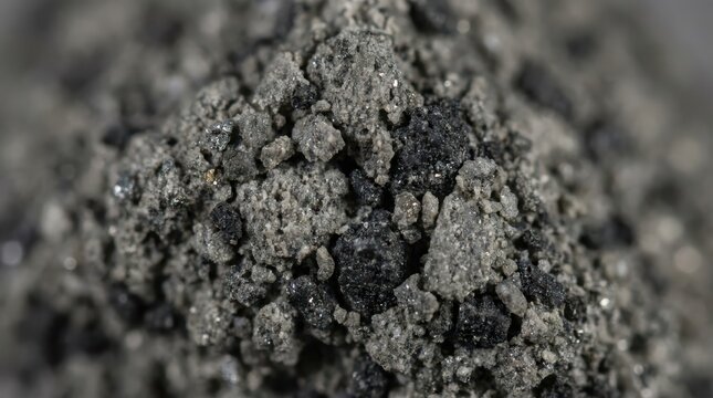 Rich dark fertile soil for gardening and agriculture, organic potting earth texture, pile of nutrient-dense black compost for planting and farming