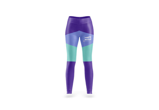 Legging Front View Mockup Realistic Design for Brand Presentation and Marketing
