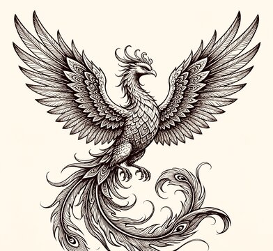 vector illustration of an eagle