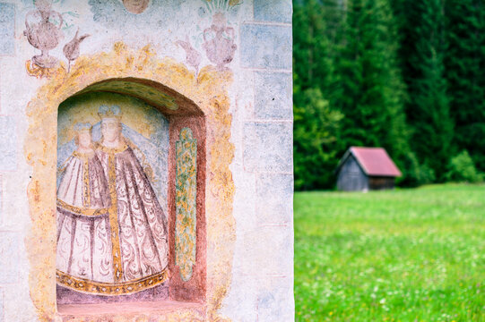 Views and panoramas of the Tarvisio area. Julian Alps in Valbruna.