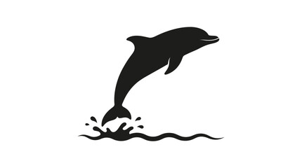Fototapeta premium Dolphin jumping out of water.