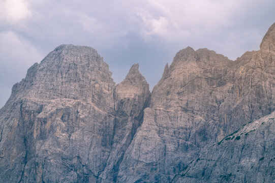 Views and panoramas of the Tarvisio area. Julian Alps in Valbruna.