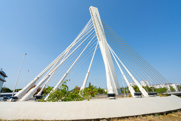 Fototapeta premium Millenium Bridge in Podgorica, Montenegro