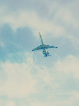 airplane in the sky