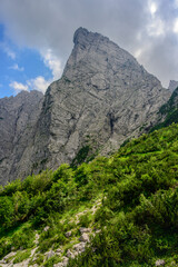 Fototapeta premium Views and panoramas of Carnia. Carnic Alps towards Creta Grauzaria.