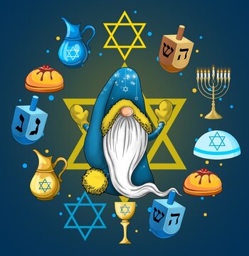 Happy Hanukkah Gnome Happy Chanukah.