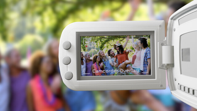 Vintage CamCorder Overlay Scenes