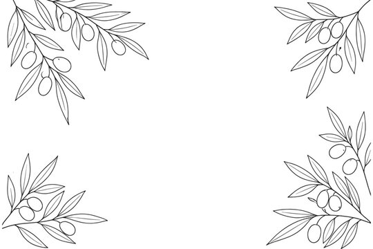 Olive Branch Corner Decorations