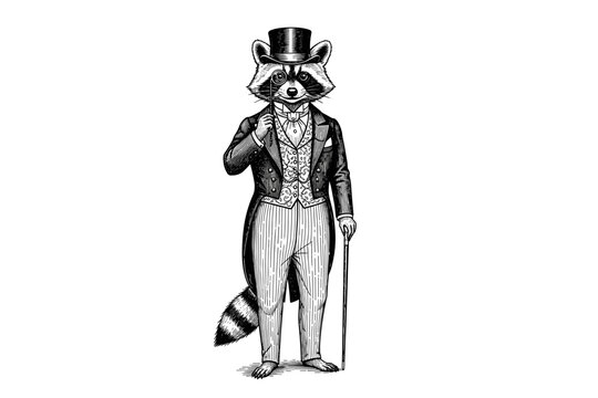 Dapper Raccoon Gentleman